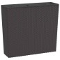 Pflanzkübel mit herausnehmbaren Einsatz Braun 12/44 L PP-Rattan Pflanzkübel mit herausnehmbaren Einsatz Braun 12/44 L PP-Rattan