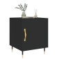 vidaXL Nachttische 2 Stk. Schwarz 40x40x50 cm Holzwerkstoff vidaXL Nachttische 2 Stk. Schwarz 40x40x50 cm Holzwerkstoff