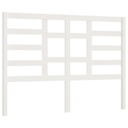 vidaXL Kopfteil Weiß 166x4x104 cm Massivholz Kiefer