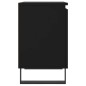 vidaXL Nachttische 2 Stk. Schwarz 40x30x50 cm Holzwerkstoff
