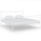 vidaXL Bett Weiß Metall 180x200 cm vidaXL Bett Weiß Metall 180x200 cm