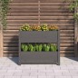 vidaXL Pflanzkübel Grau 77x25x66 cm Massivholz Kiefer vidaXL Pflanzkübel Grau 77x25x66 cm Massivholz Kiefer