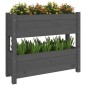 vidaXL Pflanzkübel Grau 77x25x66 cm Massivholz Kiefer vidaXL Pflanzkübel Grau 77x25x66 cm Massivholz Kiefer