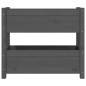 vidaXL Pflanzkübel Grau 77x25x66 cm Massivholz Kiefer vidaXL Pflanzkübel Grau 77x25x66 cm Massivholz Kiefer