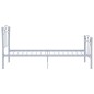 vidaXL Einzelbett mit Fußball-Design Grau Metall 90x200 cm vidaXL Einzelbett mit Fußball-Design Grau Metall 90x200 cm