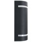 vidaXL Außenwandleuchten 2 Stk. 35 W Schwarz Halbrund vidaXL Außenwandleuchten 2 Stk. 35 W Schwarz Halbrund