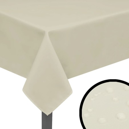 vidaXL Tischdecken 5 Stk Creme 170x130 cm