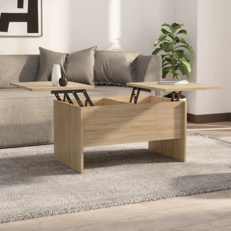 vidaXL Couchtisch Sonoma-Eiche 80x50x42,5 cm Holzwerkstoff vidaXL Couchtisch Sonoma-Eiche 80x50x42,5 cm Holzwerkstoff