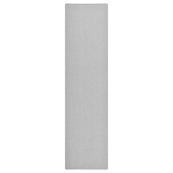 vidaXL Teppichläufer Hellgrau 80x300 cm