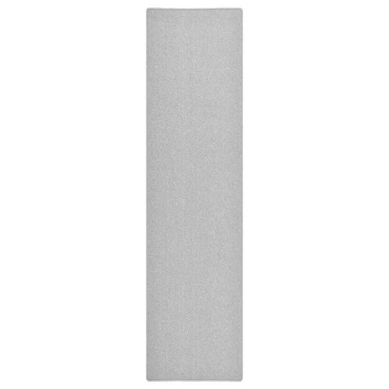 vidaXL Teppichläufer Hellgrau 80x300 cm vidaXL Teppichläufer Hellgrau 80x300 cm