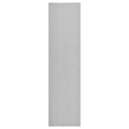 vidaXL Teppichläufer Hellgrau 80x300 cm