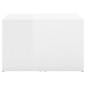 vidaXL 3-tlg. Satztisch-Set Hochglanz-Weiß 60x60x38 cm Spanplatte vidaXL 3-tlg. Satztisch-Set Hochglanz-Weiß 60x60x38 cm Spanplatte