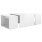 vidaXL 3-tlg. Satztisch-Set Hochglanz-Weiß 60x60x38 cm Spanplatte vidaXL 3-tlg. Satztisch-Set Hochglanz-Weiß 60x60x38 cm Spanplatte