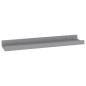 vidaXL Wandregale 4 Stk. Grau 40x9x3 cm vidaXL Wandregale 4 Stk. Grau 40x9x3 cm