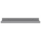 vidaXL Wandregale 4 Stk. Grau 40x9x3 cm vidaXL Wandregale 4 Stk. Grau 40x9x3 cm