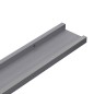 vidaXL Wandregale 4 Stk. Grau 40x9x3 cm vidaXL Wandregale 4 Stk. Grau 40x9x3 cm