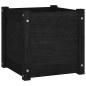 vidaXL Pflanzkübel 2 Stk. Schwarz 40x40x40 cm Massivholz Kiefer vidaXL Pflanzkübel 2 Stk. Schwarz 40x40x40 cm Massivholz Kiefer