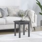 vidaXL Couchtisch Grau Ø 45x40 cm Massivholz Kiefer vidaXL Couchtisch Grau Ø 45x40 cm Massivholz Kiefer