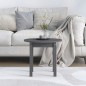 vidaXL Couchtisch Grau Ø 45x40 cm Massivholz Kiefer vidaXL Couchtisch Grau Ø 45x40 cm Massivholz Kiefer