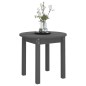 vidaXL Couchtisch Grau Ø 45x40 cm Massivholz Kiefer vidaXL Couchtisch Grau Ø 45x40 cm Massivholz Kiefer