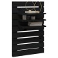 vidaXL Wand-Nachttische 2 Stk. Schwarz Massivholz Kiefer vidaXL Wand-Nachttische 2 Stk. Schwarz Massivholz Kiefer
