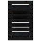 vidaXL Wand-Nachttische 2 Stk. Schwarz Massivholz Kiefer vidaXL Wand-Nachttische 2 Stk. Schwarz Massivholz Kiefer