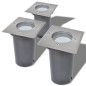 vidaXL LED-Bodeneinbaustrahler 3 Stk. Outdoor Quadratisch vidaXL LED-Bodeneinbaustrahler 3 Stk. Outdoor Quadratisch