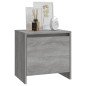vidaXL Nachttische 2 Stk. Grau Sonoma 45x34x44,5cm Holzwerkstoff vidaXL Nachttische 2 Stk. Grau Sonoma 45x34x44,5cm Holzwerkstoff
