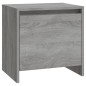 vidaXL Nachttische 2 Stk. Grau Sonoma 45x34x44,5cm Holzwerkstoff vidaXL Nachttische 2 Stk. Grau Sonoma 45x34x44,5cm Holzwerkstoff