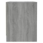 vidaXL Nachttische 2 Stk. Grau Sonoma 45x34x44,5cm Holzwerkstoff vidaXL Nachttische 2 Stk. Grau Sonoma 45x34x44,5cm Holzwerkstoff