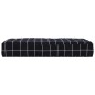Palettenkissen Schwarz Karomuster 60x60x8 cm Oxford-Gewebe Palettenkissen Schwarz Karomuster 60x60x8 cm Oxford-Gewebe