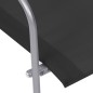 vidaXL 4-tlg. Garten-Lounge-Set Stoff und Stahl Schwarz vidaXL 4-tlg. Garten-Lounge-Set Stoff und Stahl Schwarz