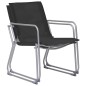 vidaXL 4-tlg. Garten-Lounge-Set Stoff und Stahl Schwarz vidaXL 4-tlg. Garten-Lounge-Set Stoff und Stahl Schwarz