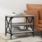 vidaXL Beistelltisch Grau Sonoma 55x38x45 cm Holzwerkstoff vidaXL Beistelltisch Grau Sonoma 55x38x45 cm Holzwerkstoff