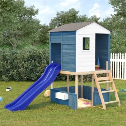 vidaXL Kinderrutsche Blau 175x38x23 cm Polypropylen