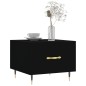 vidaXL Couchtische 2 Stk. Schwarz 50x50x40 cm Holzwerkstoff vidaXL Couchtische 2 Stk. Schwarz 50x50x40 cm Holzwerkstoff