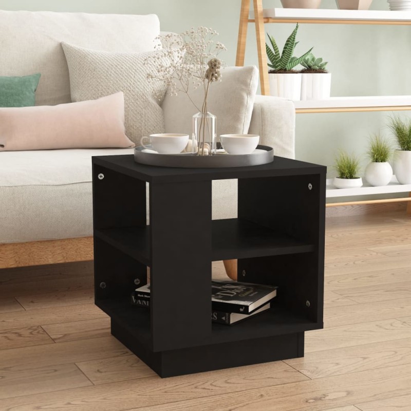 vidaXL Couchtisch Schwarz 40x40x43 cm Holzwerkstoff vidaXL Couchtisch Schwarz 40x40x43 cm Holzwerkstoff