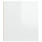 vidaXL TV-Schrank Hochglanz-Weiß 100x35x40 cm Holzwerkstoff