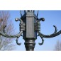 vidaXL Gartenlaterne 2-flammig 230 cm Dunkelgrün/Schwarz Aluminium vidaXL Gartenlaterne 2-flammig 230 cm Dunkelgrün/Schwarz Aluminium