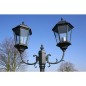 vidaXL Gartenlaterne 2-flammig 230 cm Dunkelgrün/Schwarz Aluminium vidaXL Gartenlaterne 2-flammig 230 cm Dunkelgrün/Schwarz Aluminium