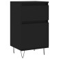 vidaXL Sideboards 2 Stk. Schwarz 40x35x70 cm Holzwerkstoff vidaXL Sideboards 2 Stk. Schwarz 40x35x70 cm Holzwerkstoff