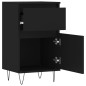 vidaXL Sideboards 2 Stk. Schwarz 40x35x70 cm Holzwerkstoff vidaXL Sideboards 2 Stk. Schwarz 40x35x70 cm Holzwerkstoff