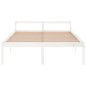 vidaXL Seniorenbett Weiß 160x200 cm Massivholz Kiefer vidaXL Seniorenbett Weiß 160x200 cm Massivholz Kiefer