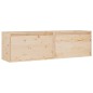 vidaXL Wandschränke 2 Stk. 60x30x35 cm Massivholz Kiefer vidaXL Wandschränke 2 Stk. 60x30x35 cm Massivholz Kiefer