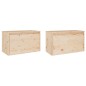 vidaXL Wandschränke 2 Stk. 60x30x35 cm Massivholz Kiefer vidaXL Wandschränke 2 Stk. 60x30x35 cm Massivholz Kiefer