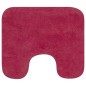 vidaXL Badematten-Set 3-tlg. Stoff Fuchsia vidaXL Badematten-Set 3-tlg. Stoff Fuchsia