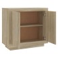 vidaXL Sideboard Sonoma-Eiche 80x40x75 cm Holzwerkstoff vidaXL Sideboard Sonoma-Eiche 80x40x75 cm Holzwerkstoff