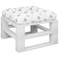 Palettenkissen Blattmuster 50x50x12 cm Stoff Palettenkissen Blattmuster 50x50x12 cm Stoff