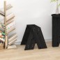 vidaXL Hocker 2 Stk. Schwarz 40x40x45 cm Massivholz Kiefer vidaXL Hocker 2 Stk. Schwarz 40x40x45 cm Massivholz Kiefer