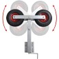 vidaXL Bootstrailer-Stützen Doppelrad 2er-Set 59-84 cm vidaXL Bootstrailer-Stützen Doppelrad 2er-Set 59-84 cm